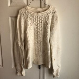 White J.Crew Knitted Sweater